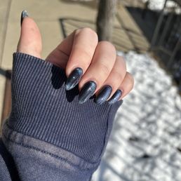 Cat eye glitter set