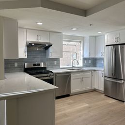 kitchen with stainless steel appliances kitchen with stainless steel appliances