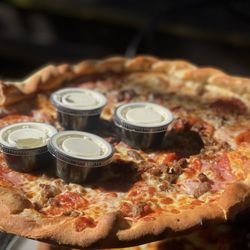 Grateful Head Pizza Oven & Tap Room - The Dire Wolf pizza. John Snow would approve!
