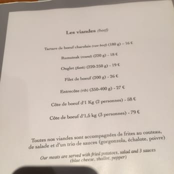 Sacrée Fleur - Menu - French Near Me - Paris, 75 Sacrée Fleur - Menu - French Near Me - Paris, 75