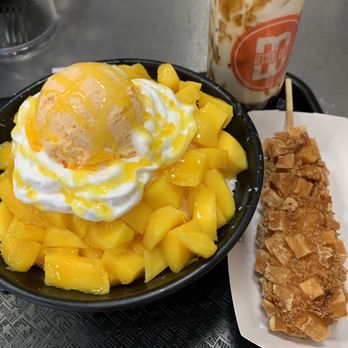 Dessert Cafe Concord - Mango bingsu ($15) - Desserts Near Me - Concord, California