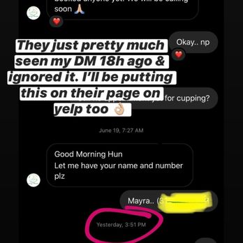 Healing Therapy Spa - Screenshot of our convo. Not hearing from them and now they are ignoring me. Bad service - Massage Therapy Near Me - Whittier, California Healing Therapy Spa - Screenshot of our convo. Not hearing from them and now they are ignoring me. Bad service - Massage Therapy Near Me - Whittier, California