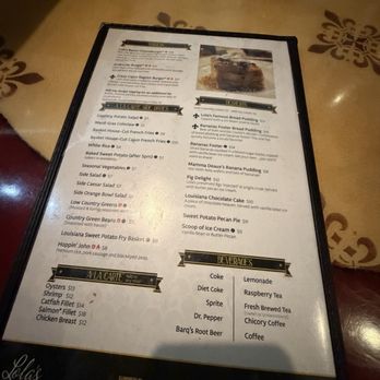Lola's A Louisiana Kitchen - Menu - Cajun/Creole Near Me - Las Vegas, Nevada