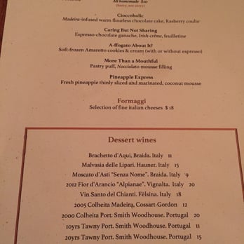 Nocciola - Italian Near Me - Ojai, California