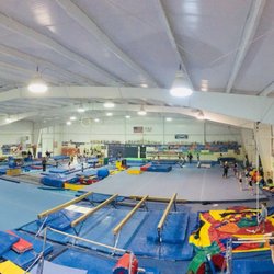 Roanoke Academy of Gymnastics - Whole gym. This was taken from the conditioning area.