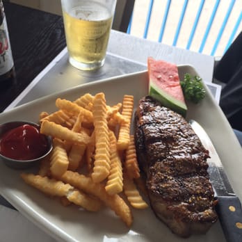 Steve's Steakhouse - New York Steak with fries - Steakhouses Near Me - Avalon, California