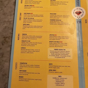 Central Oven & Shaker - Drink menu - Pizza Near Me - Newcastle upon Tyne, XTW