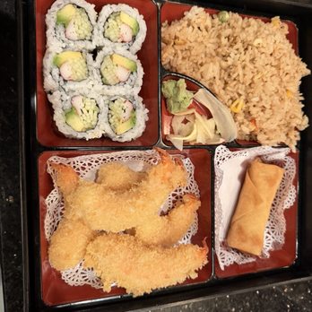 Sake Japanese Steakhouse - Coconut Shrimp bento box - Bars Near Me - Hunt Valley, Maryland Sake Japanese Steakhouse - Coconut Shrimp bento box - Bars Near Me - Hunt Valley, Maryland