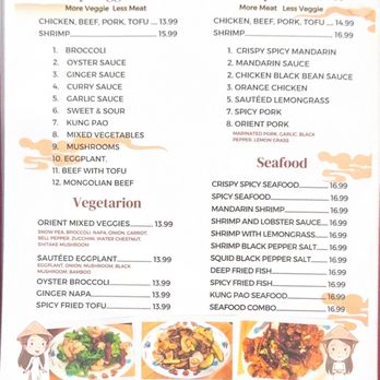 Orient Restaurant - Vietnamese Near Me - Seaside, California
