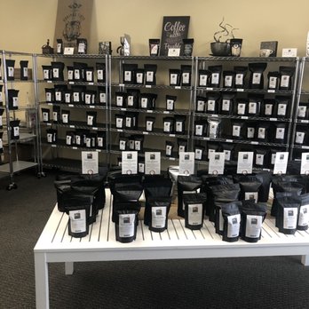Beans Teas & Other Things - shelves of coffees - Coffee & Tea Near Me - Marion, Iowa