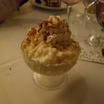 Spiro's - rice pudding...yum yum - New American Near Me - Rocky Point, New York