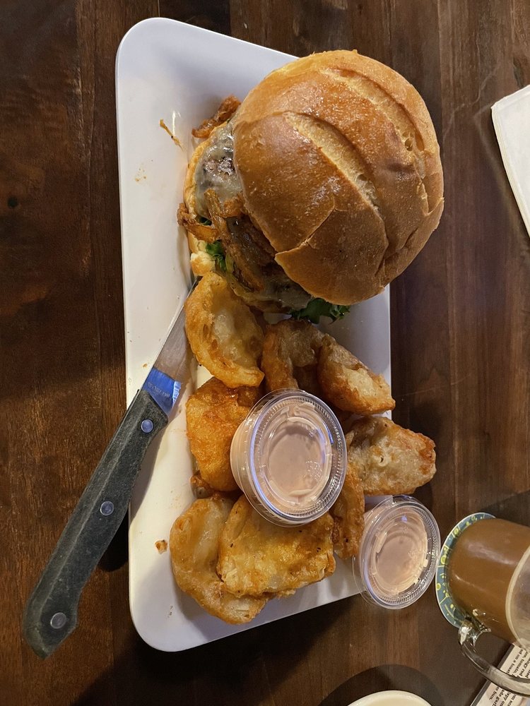 Blazing Onion Burger Company Logo