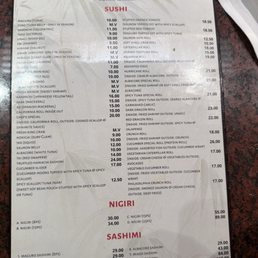 Menu with rice stuck to the right upper area. Menu with rice stuck to the right upper area.