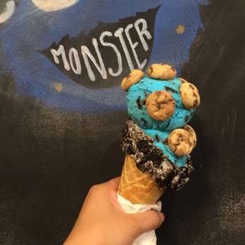 Fugo Desserts - Cookie monster ($6.99)- it's really just cookies and cream ice cream dyed blue - Desserts Near Me - Toronto, Ontario Fugo Desserts - Cookie monster ($6.99)- it's really just cookies and cream ice cream dyed blue - Desserts Near Me - Toronto, Ontario