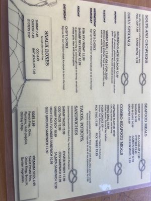 Menu photo 1 NORTHWEST SEAFOOD INC GAINESVILLE, FL
