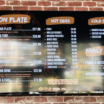 Picanha Steak Restaurant - Menu - Steakhouses Near Me - Ontario, California Picanha Steak Restaurant - Menu - Steakhouses Near Me - Ontario, California