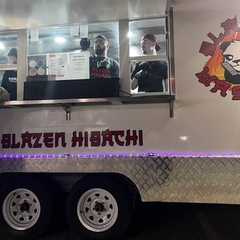 Blazen wasabi - The owners! Cooking up our food - Teppanyaki Near Me