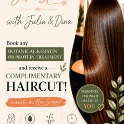 Smart Hair Studio - Botanical keratin and protein Pro Addiction treatment special