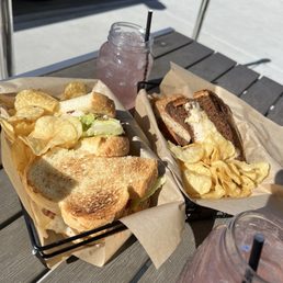Turkey bacon melt & turkey Ruben Turkey bacon melt & turkey Ruben