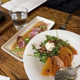 Beet salad, crudo Beet salad, crudo