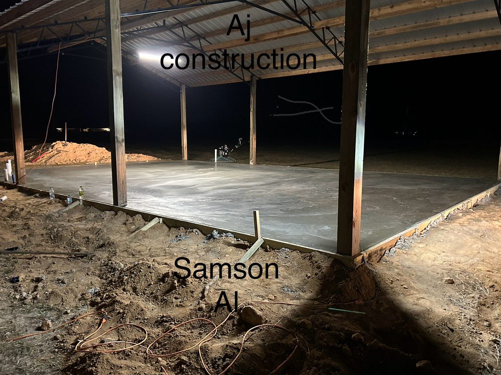 Slide of AJ Construction