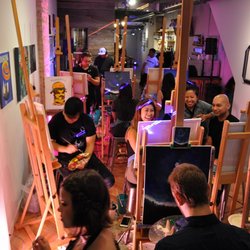 Paint Cabin - Mthly Glow in the Dark Paint Party with DJ REC & DJ GadJet
