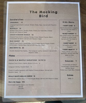 The Mocking Bird by null
