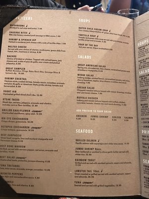 Menu photo 5 Great American Steakhouse El Paso, TX Menu photo 5 Great American Steakhouse El Paso, TX