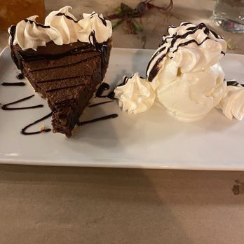 Rustic Roots - Chocolate chess pie ala mode - New American Near Me - Bunn, North Carolina Rustic Roots - Chocolate chess pie ala mode - New American Near Me - Bunn, North Carolina