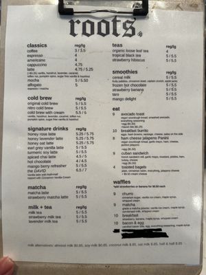 Menu photo 7 Roots Cafe Cerritos, CA Menu photo 7 Roots Cafe Cerritos, CA