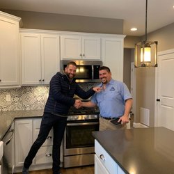 Rutter Home Sales Team - Brian Rutter with home inspector, John Cabibbo, of Nittany Home Inspections.