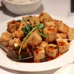 Mu Lan - 22. Deep Fried Bean Curd ($13.95) - deep fried tofu
