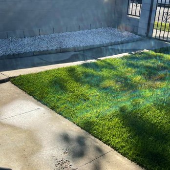 Delgados Landscape - New sod, gravel, bricks, mailbox install and painted wall. - Landscaping Near Me Delgados Landscape - New sod, gravel, bricks, mailbox install and painted wall. - Landscaping Near Me