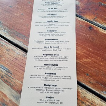 Frontier Public House - Menu - New American Near Me - Vancouver, Washington Frontier Public House - Menu - New American Near Me - Vancouver, Washington