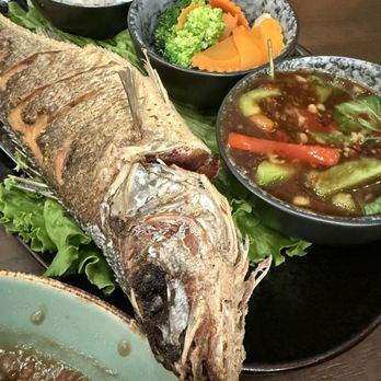 Thai at Laurel - Bronzino with chili sauce - Thai Near Me - Laurel, Maryland