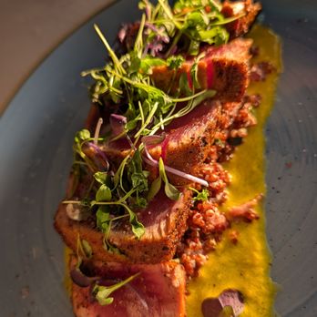 Mia's - Seared ahi - Mediterranean Near Me - Solana Beach, California