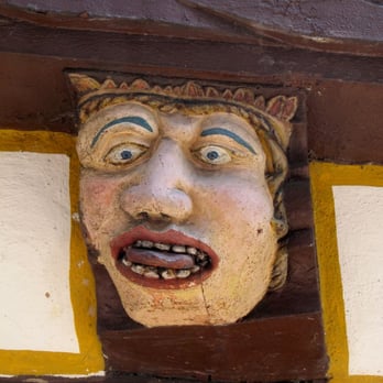Limburger Altstadt - One of the heads/sinners - Landmarks & Historical Buildings Near Me Limburger Altstadt - One of the heads/sinners - Landmarks & Historical Buildings Near Me