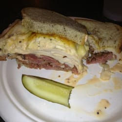 Spielburg pastrami & turkey sandwich