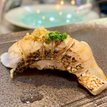 Domo Sushi - Japanese Suzuki, Yuzu, Crispy Garlic, Chives - Sushi Bars Near Me - New York, New York Domo Sushi - Japanese Suzuki, Yuzu, Crispy Garlic, Chives - Sushi Bars Near Me - New York, New York