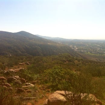 Fortuna Mountain - View from south peak of Fortuna Mtn - Hiking Near Me - San Diego, California