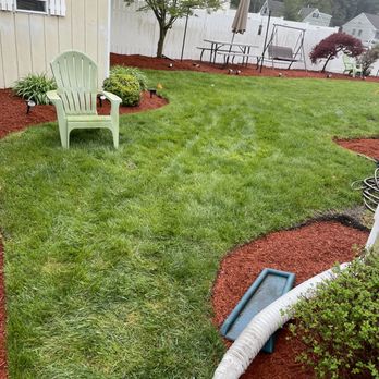 L.L. Lawns - a view of a backyard - Landscaping Near Me L.L. Lawns - a view of a backyard - Landscaping Near Me