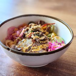 Topa Topa Brewing Company - Japanese Rice Bowl with Lemongrass Beef