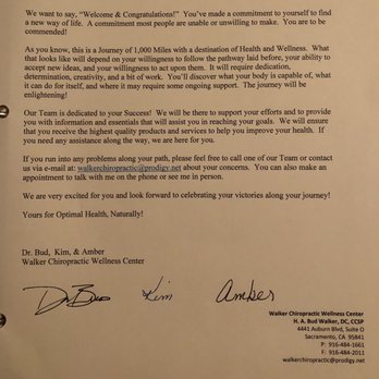 Walker Chiropractic Wellness Center - Proof that I went through the failed program - Chiropractors Near Me - Sacramento, California Walker Chiropractic Wellness Center - Proof that I went through the failed program - Chiropractors Near Me - Sacramento, California