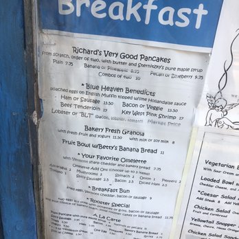 Blue Heaven - Breakfast menu - Breakfast & Brunch Near Me - Key West, Florida