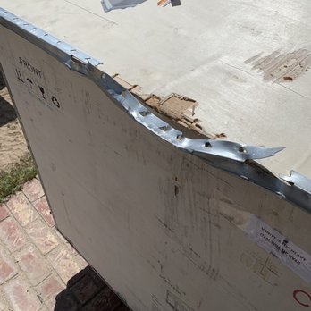 The Home Depot - Damaged box where it was either dropped or hit with the forklift. - Hardware Stores Near Me - Apple Valley, California The Home Depot - Damaged box where it was either dropped or hit with the forklift. - Hardware Stores Near Me - Apple Valley, California