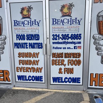 Beachfly Brewery - Front doors :) - Brewpubs Near Me - Rockledge, Florida