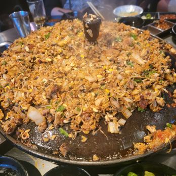 Honey Pig BBQ - The happy end = everything left over with rice!!! - Korean Near Me - Irvine, California Honey Pig BBQ - The happy end = everything left over with rice!!! - Korean Near Me - Irvine, California