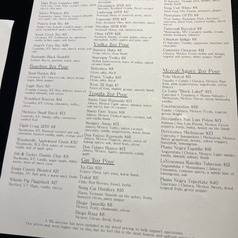 Black Duck - Spirit menu - Cocktail Bars Near Me - Minneapolis, Minnesota