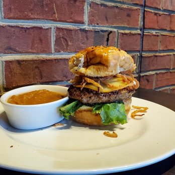 Local Goat - TN Whiskey Glazed Burger - New American Near Me - Pigeon Forge, Tennessee Local Goat - TN Whiskey Glazed Burger - New American Near Me - Pigeon Forge, Tennessee