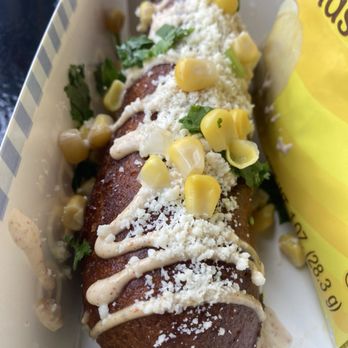 Blue Ribbon Corn Dogs - Mexican Street Corn Dog - Hot Dogs Near Me - Orlando, Florida